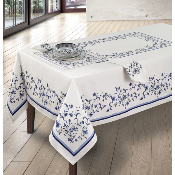 Porto Print in Olive Tablecloth